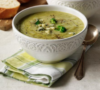 Broccoli & stilton soup recipe | BBC Good Food image