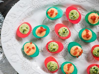 Holiday Deviled Eggs Recipe | Trisha Yearwood | Food Network image