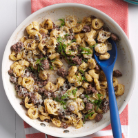 Beefy Tortellini Skillet Recipe: How to Make It image