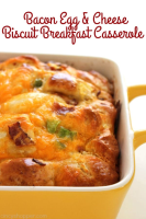 Bacon Egg & Cheese Biscuit Breakfast Casserole - CincySh… image