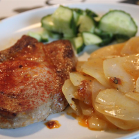 Pork Chops and Scalloped Potatoes Recipe | Allrecipes image