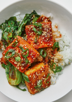 Spicy Braised Tofu Recipe - Bon Appétit image