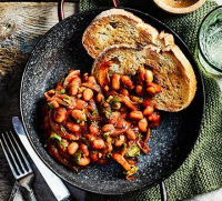 Slow cooker breakfast beans recipe | BBC Good Food image