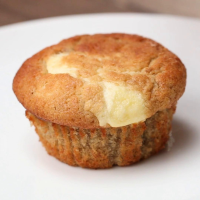 Cream Cheese-filled Banana Bread Muffins Recipe by Tasty image