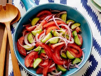 Tomato, Onion, and Cucumber Salad Recipe | Rachael Ray ... image