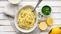 Lemon Butter Pasta | Katie Lee - Recipe - Rachael Ray Show image