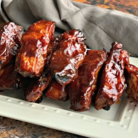 Sweet and Spicy BBQ Pork Ribs | Pork Recipes | Weber BBQ image