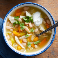 Healthy White Chicken Chili Recipe - EatingWell image
