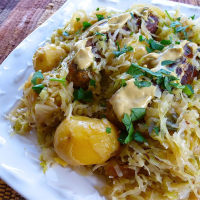 Chicken Apple Sausage with Cabbage Recipe | Allrecipes image