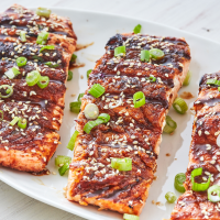 Best BBQ Salmon Recipe - How To Grill BBQ ... - Delish.com image