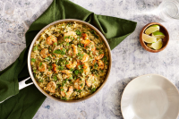Best One-Pan Salsa Verde Shrimp & Rice Recipe - How to ... image