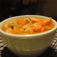 Lower Fat Chicken Vegetable Soup Recipe | Allrecipes image