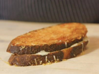 Oven-Baked Three Cheese Sandwich Recipe - Food Netw… image