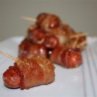 BACON WRAPPED SAUSAGES RECIPE RECIPES