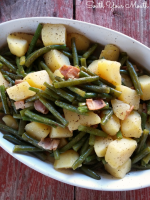 Southern Style Green Beans & Potatoes - South Your Mouth image
