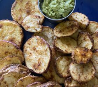 Crispy Seasoned Baked Potato Rounds | Foodtalk image