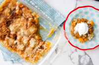 Peach Cobbler Recipe Made with Canned Peaches image