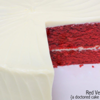 Red Velvet Cake - Doctored Cake Mix Recipe | My Cake School image