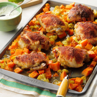 Sheet-Pan Chicken Curry Dinner Recipe: How to Make It image