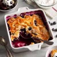 Blueberry Pudding Cake Recipe: How to Make It image