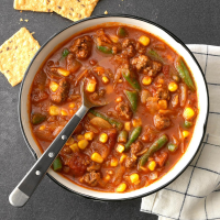 Hearty Beef Veggie Soup Recipe: How to Make It image