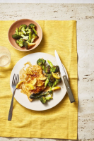 Best Pan-Fried Chicken With Roasted Broccoli Recipe - How … image