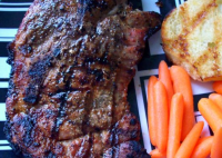 Easy Tender Grilled Pork Steak Recipe - Food.com image