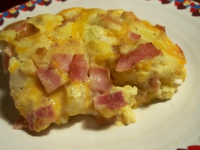 BAKED HAM AND EGGS CASSEROLE RECIPES