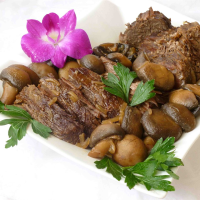 Mushroom Slow Cooker Roast Beef Recipe | Allrecipes image