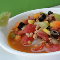 TACO SOUP WITH CHICKEN BROTH RECIPES