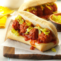 Slow-Cooker Meatball Sandwiches Recipe: How to Make It image