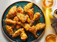 Garlic Parmesan Wings Recipe | MyRecipes image