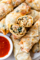 Sausage and Broccoli Rabe Egg Rolls (Air Fryer or Oven ... image