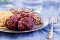 Slow-Cooker Cranberry Chili Meatballs Recipe - Food.com image