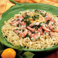 Shrimp Fettucine Recipe: How to Make It - Taste of Home image