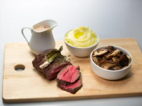 Roasted Chateaubriand with Red Wine-Mushroom Reduction an… image