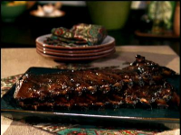 Honey-Mustard Glazed Ribs in Oven and Broiler Recipe ... image