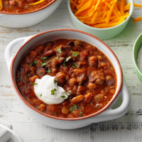Spicy Cowboy Beans Recipe: How to Make It - Taste of Home image