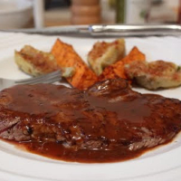 Minute Steaks with Barbeque Butter Sauce - Allrecipes image