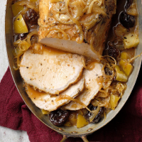 Country French Pork with Prunes and Apples Recipe: Ho… image