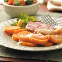 Pork Chops with Sweet Potato Recipe: How to Make It image