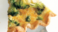 Broccoli-Cheddar Quiche Recipe - Martha Stewart image