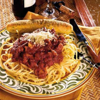 Sicilian Spaghetti Sauce Recipe | MyRecipes image