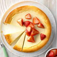 Yogurt-Ricotta Cheesecake Recipe: How to Make It image