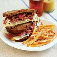 Hot Pastrami Sandwiches Recipe | MyRecipes image