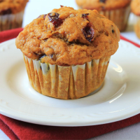Cranberry Pumpkin Muffins Recipe | Allrecipes image
