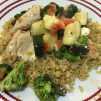 Chicken with Quinoa and Veggies Recipe | Allrecipes image