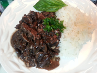 Beef Medallions and Mushrooms in Red Wine Sauc… image