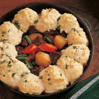 Beef and Biscuit Stew Recipe: How to Make It image