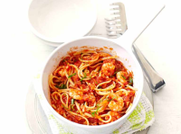 Spicy Prawn Linguine Pasta Recipe - olivemagazine image